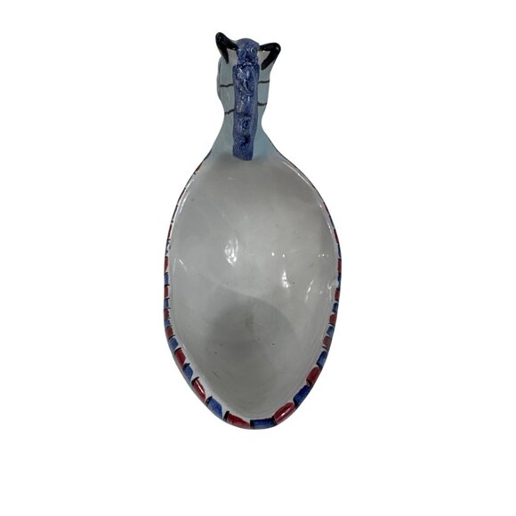 Vintage Aldo Raymor Londi Bitossi Pottery Horse Dish Bowl Planter Italy - Picture 5 of 6